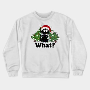 Christmas Cat Crewneck Sweatshirt